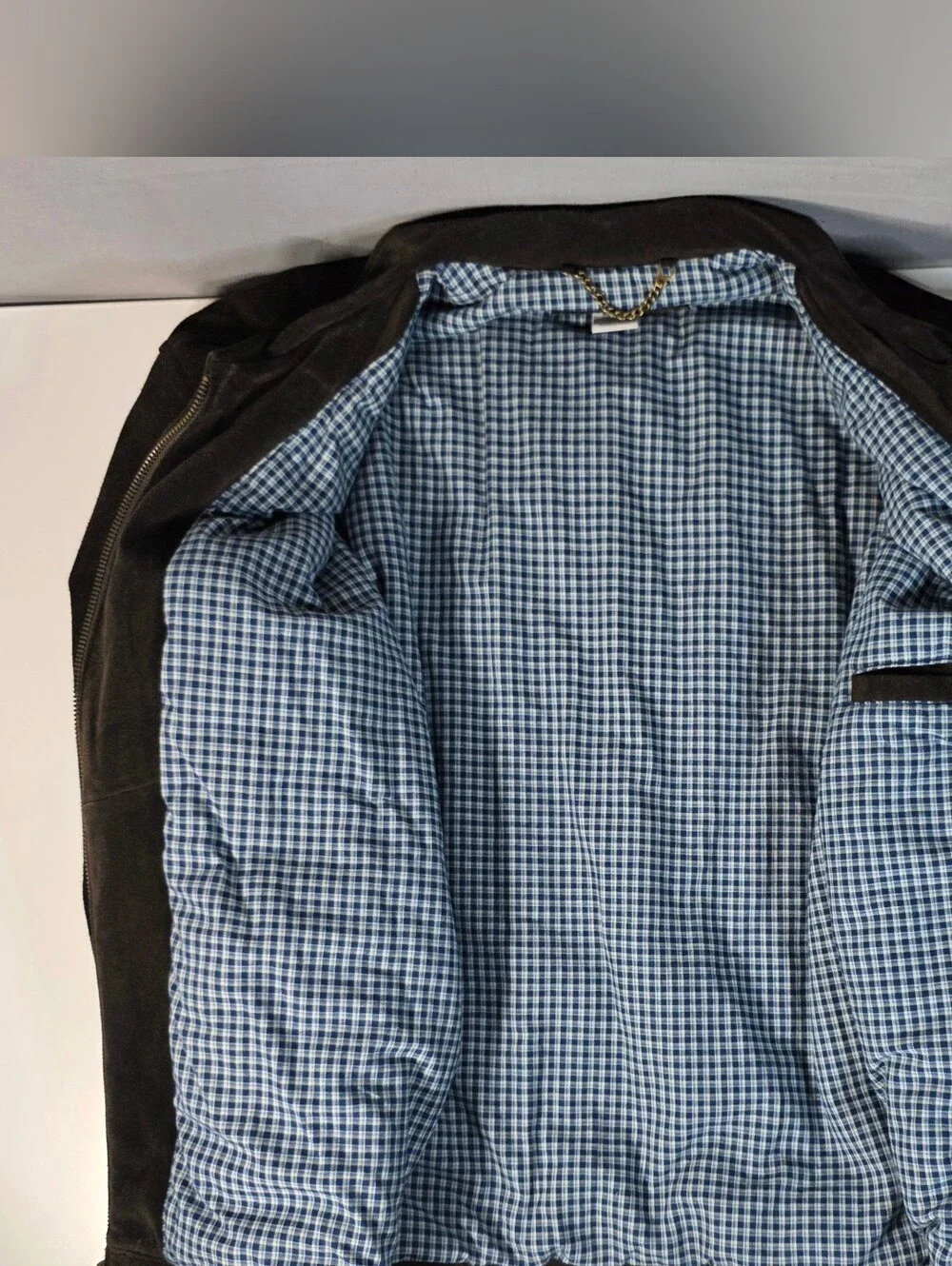 J.Crew Vintage Men's Full-Zip Suede Jacket Size Medium